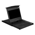 LCD Console Tray, Dual Slide, 17", Full HD