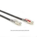 GigaTrue® 3 CAT6A 650 MHz Shielded Ethernet-Patchkabel mit verriegelbaren Anschlüssen – Nasenschutz  CM PVC
